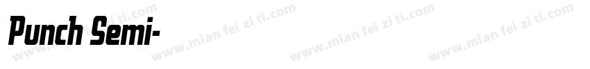 Punch Semi字体转换